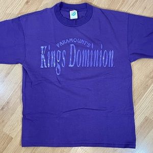Paramounts Kings Dominion Single Stitch Tshirt Made in USA Large Purple Vintage